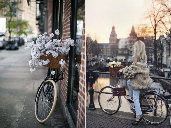 check-in cùng xe đạp tại Hà Lan