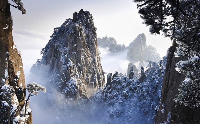 điểm du lịch phủ tuyết trắng tại Trung Quốc
