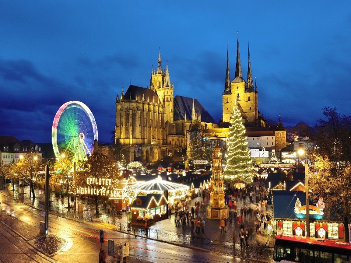 Chợ Erfurt - Khu chợ Giáng sinh ở Đức