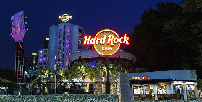 Nightlife places in Pattaya - Hard Rock Cafe