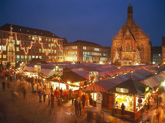 Chợ Nuremberg - Khu chợ Giáng sinh ở Đức