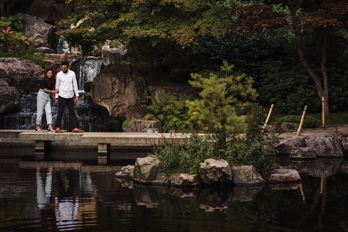 Những địa điểm hẹn hò ở London - vườn Kyoto