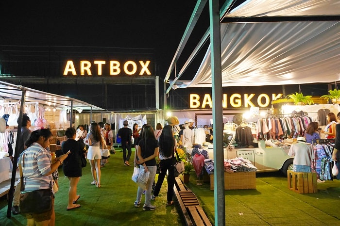 cho dem o bangkok artbox container 