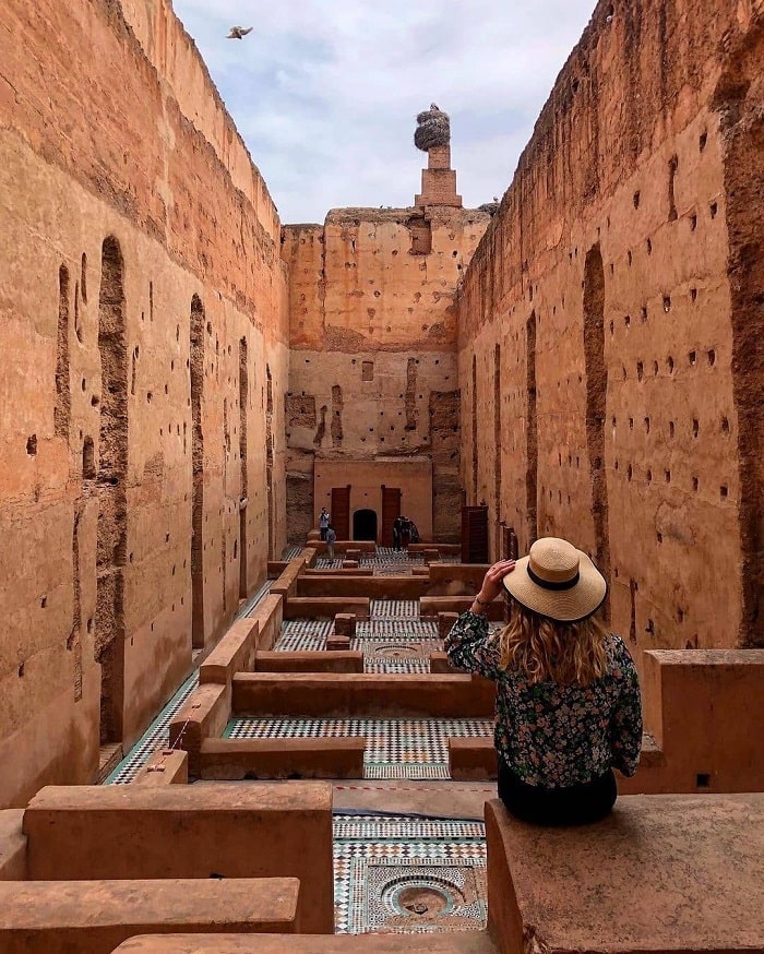 Các bức tường vững chãi - điểm nhấn tại cung điện El Badi