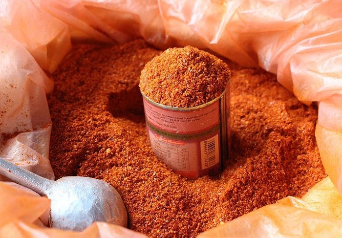 bột ớt - sản phẩm nổi tiếng tại điểm mua sắm ở Bhutan nức tiếng