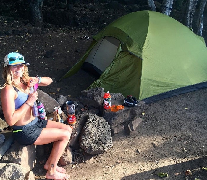 cắm trại - hoạt động thú vị tại Công viên Na Pali Coast 
