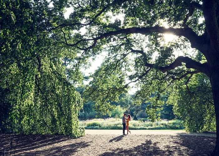 Những địa điểm hẹn hò ở London - vườn cây Kews Garden