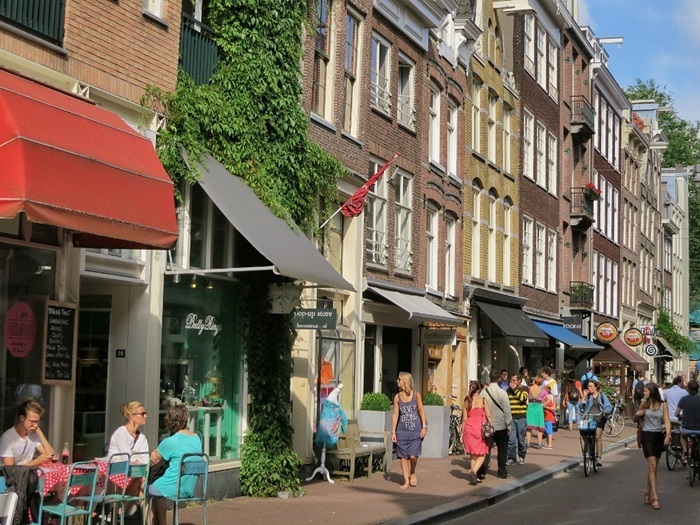 Chợ hoa Bloemenmarkt Hà Lan- Kết hợp mua sắm tại Kalverstraat