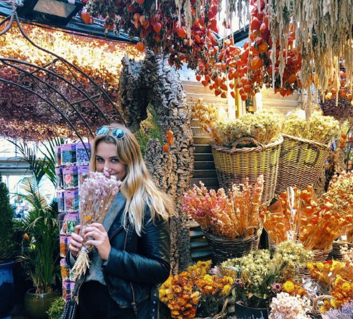 Chợ hoa Bloemenmarkt Hà Lan- điểm đến hấp dẫn du khách