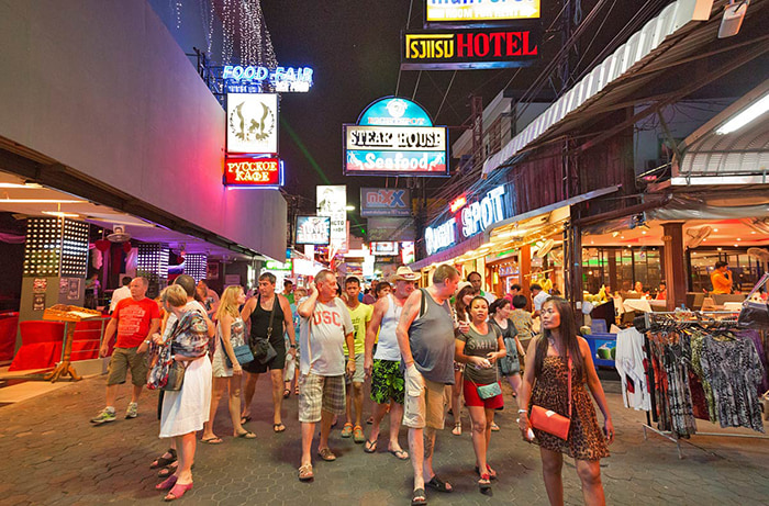 Nightlife places in Pattaya - walking street should not be missed