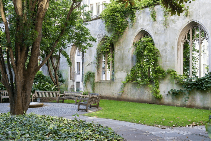 Địa điểm hẹn hò ở London - Ngắm cảnh hoang sơ ở East Church Garden