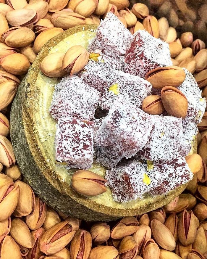 kẹo Lokum món ăn giáng sinh của Thổ Nhĩ Kỳ nổi tiếng