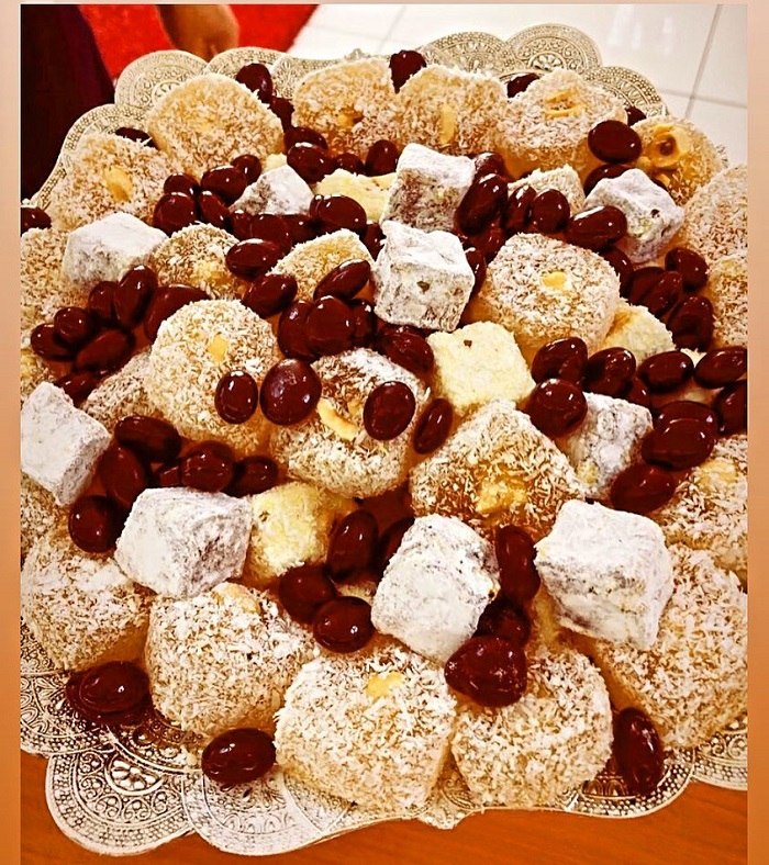 kẹo Lokum món ăn giáng sinh của Thổ Nhĩ Kỳ nổi tiếng