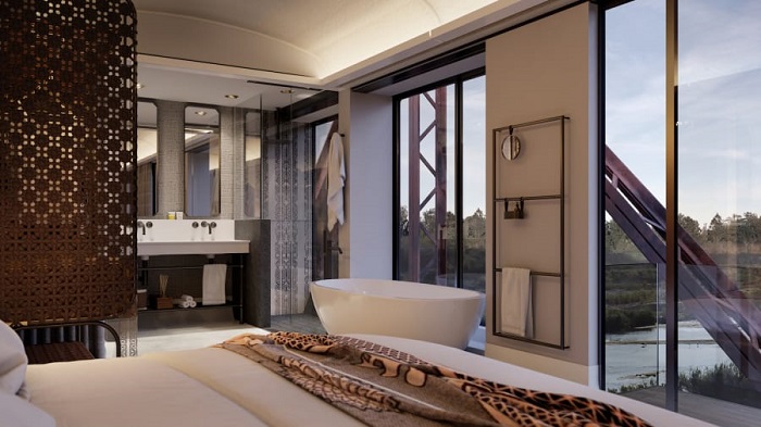 phòng ngủ khách sạn Kruger Shalati nổi tiếng 