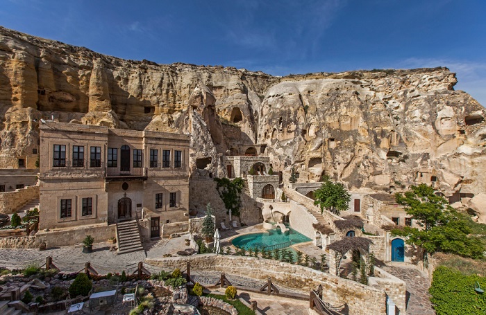  khách sạn hang đá ở Thổ Nhĩ Kỳ -Yunak Evleri Cave Hotel 