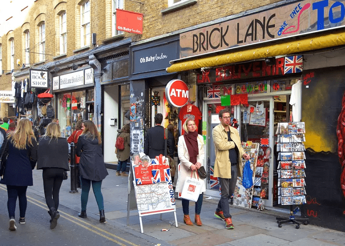 Khu chợ trời ở London - chợ Brick Lane