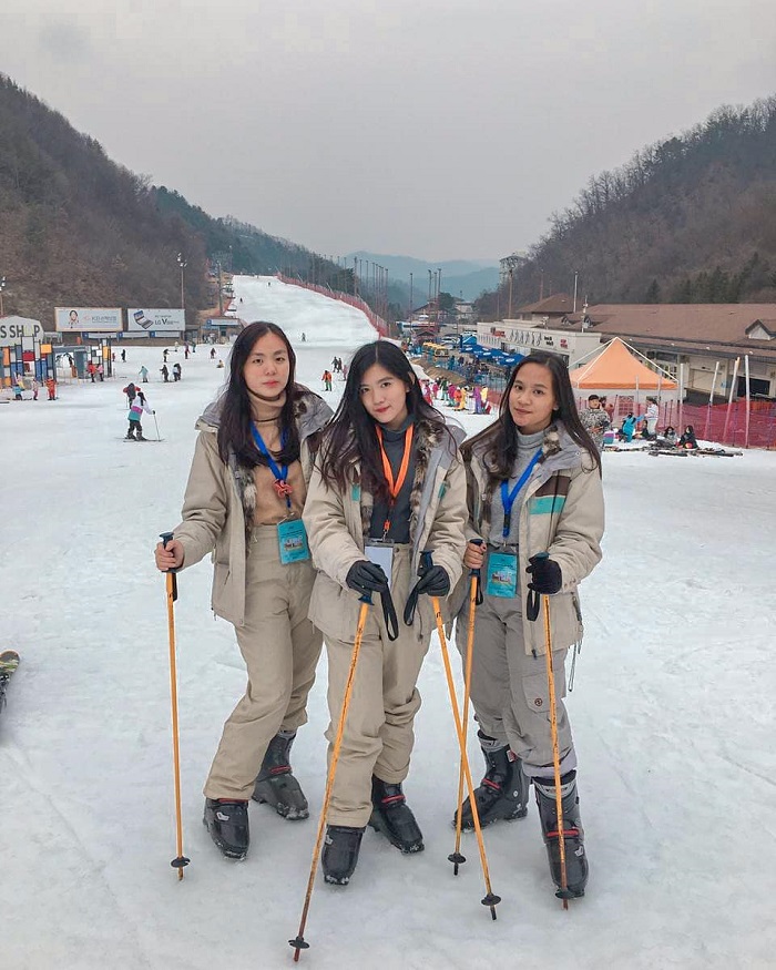 kinh nghiệm trượt tuyết ở Hàn Quốc - Elysian Gangchon Resort