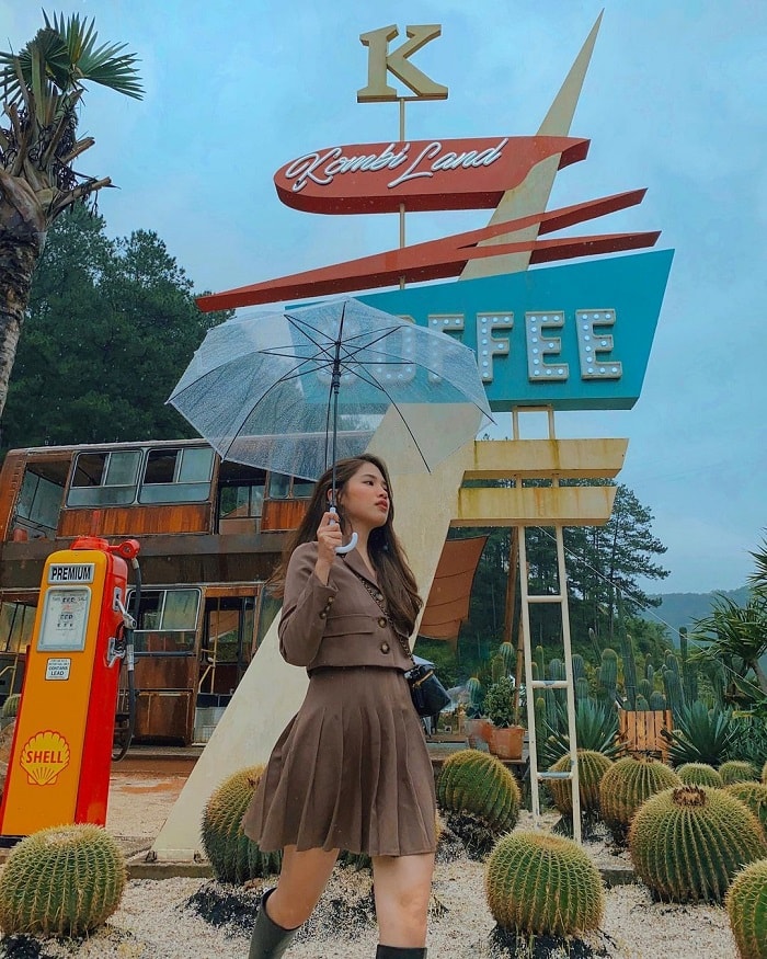Kombi Land Đà Lạt - quán cafe lãng mạn