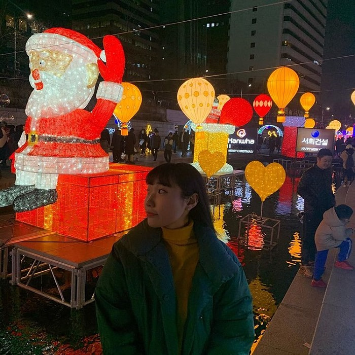 lễ hội mùa đông Hàn Quốc - lễ hội Giáng sinh suối Cheonggyecheon