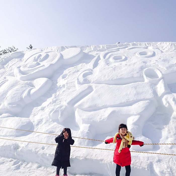 lễ hội mùa đông Hàn Quốc - check in lễ hội cá hồi Pyeongchang