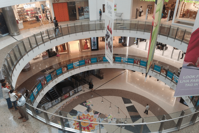 kinh nghiệm mua sắm ở Bangalore -Trung tâm thương mại Mantri Square