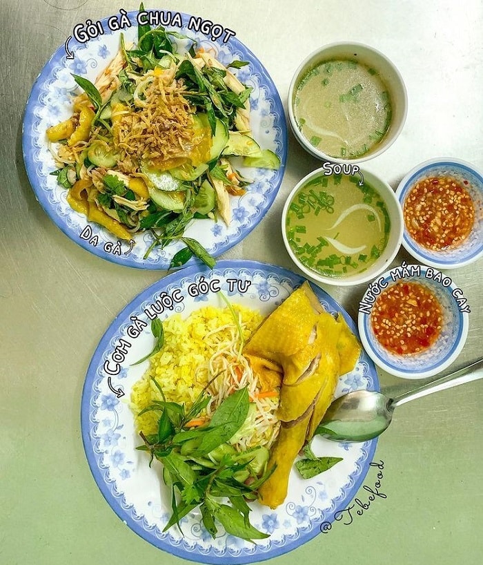 quán ăn ngon ở Phú Yên - cơm gà Tuyết Nhung