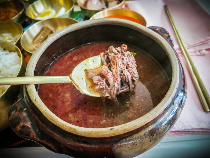 súp thịt chó - món ăn nổi tiếng khi du lịch Kaesong