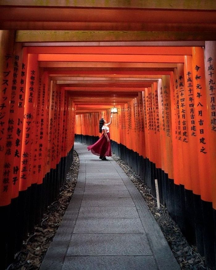tham quan đền Fushimi Inari - check in vạn cổng Torii
