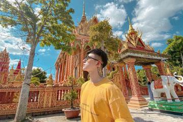 Chùa Khmer Monivongsa Borapham Cà Mau - điểm du lịch tâm linh Đất Mũi