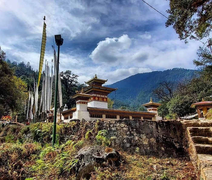 tu viện - công trình kiến trúc ấn tượng tại Vườn quốc gia Jigme Dorji 