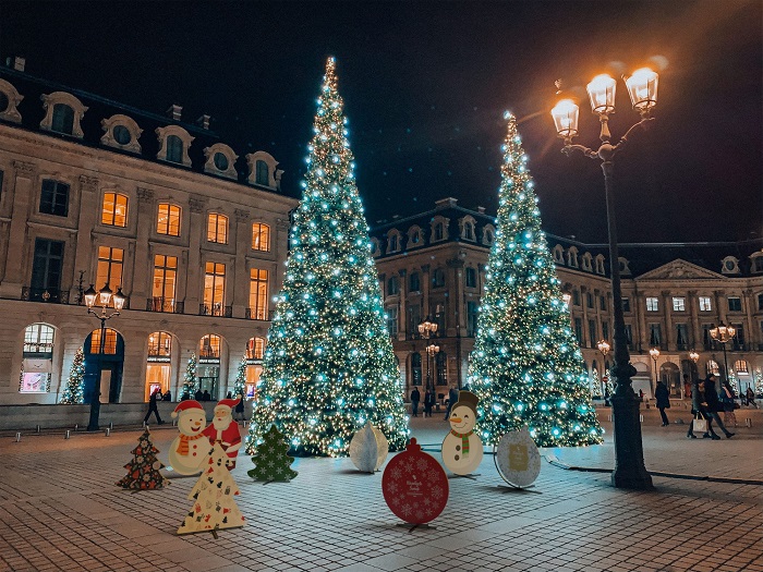 Place Vendôme Giáng sinh ở Paris