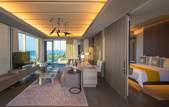 Phòng nghỉ tại Caesars Palace Dubai Đảo Bluewaters Dubai