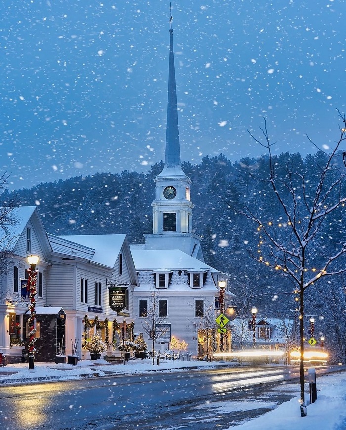 địa điểm du lịch Vermont - Làng Stowe