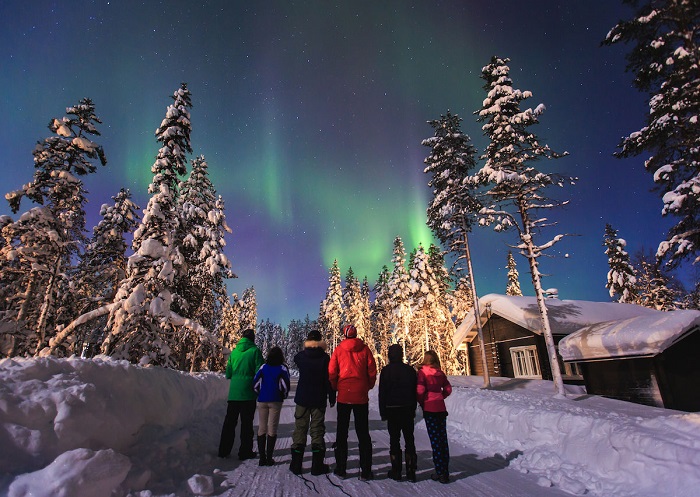 Ngắm Bắc cực quang ở Lapland - Giáng sinh ở Phần Lan