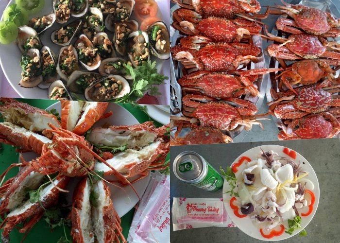 Floating Raft Thang Phuong seafood restaurant in Vung Ro