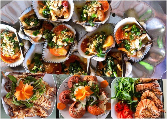 FB Vi Anh floating raft restaurant- seafood restaurant in Vung Ro 