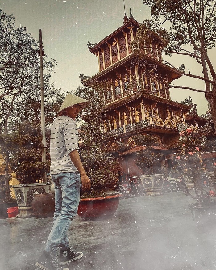 Chau Thoi mountain pagoda Binh Duong - famous spiritual place