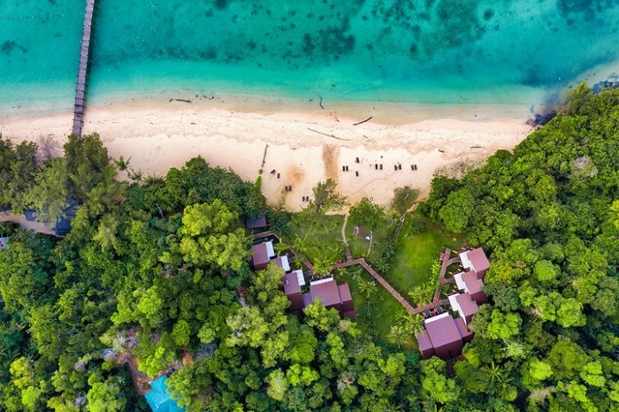 vẻ đẹp của hòn đảo Manukan Malaysia 