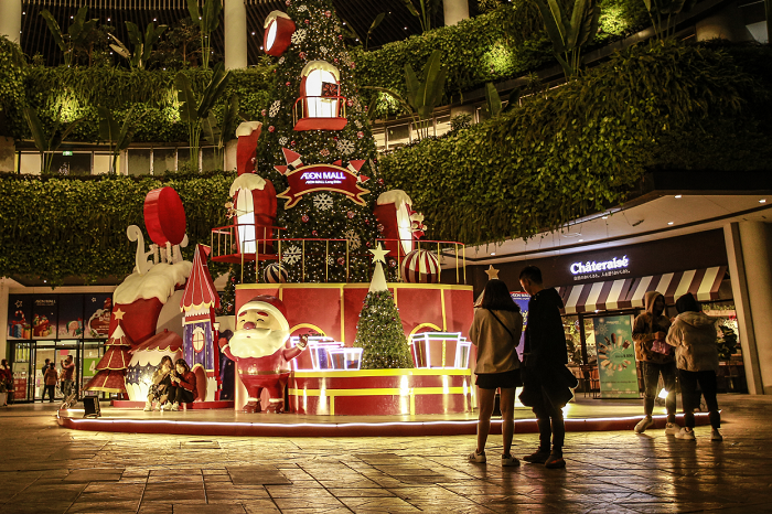  Christmas place in Binh Duong - Aeon Mall Binh Duong live virtual