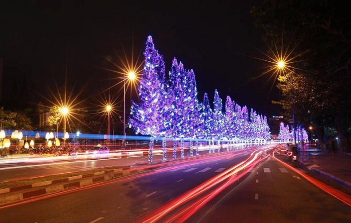 Christmas places in Vung Tau - Christmas arrangements at Front Beach