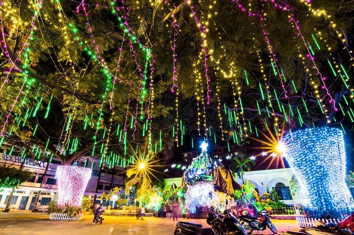 Christmas places in Vung Tau - famous Vung Tau Cathedral