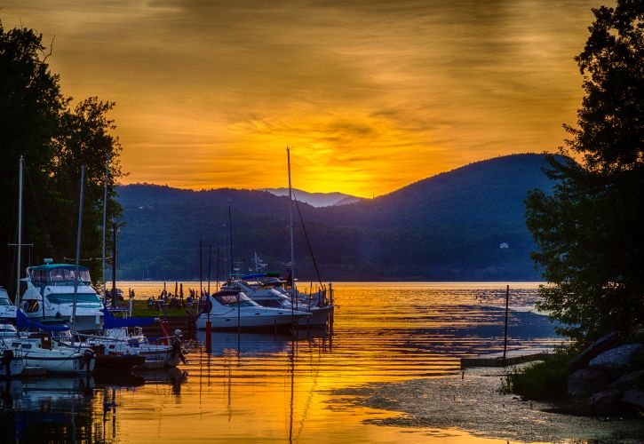 lake-champlain địa điểm du lịch Vermont - Hồ Champlain
