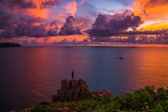 Cape Tau Be Con Dao - sunset