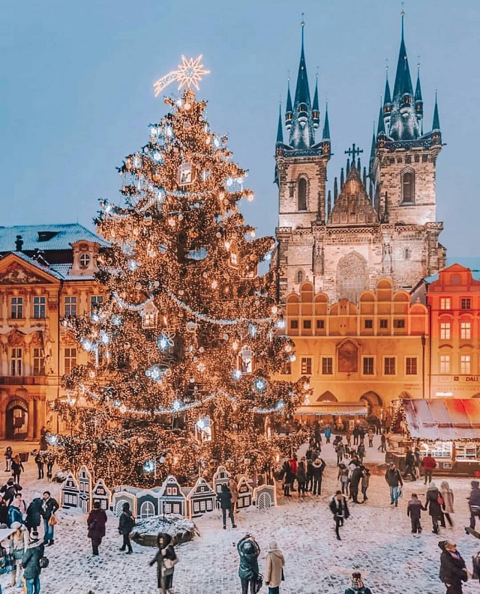 Phố cổ Prague, Cộng hòa Séc địa điểm đón giáng sinh đẹp nhất Châu Âu