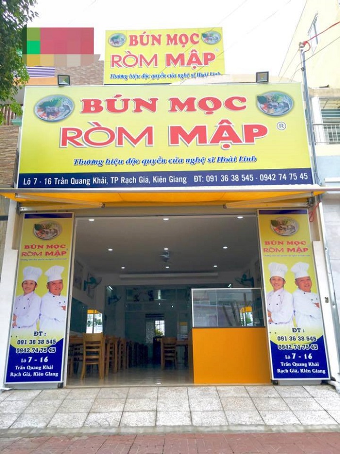 Delicious breakfast restaurants in Can Tho - Rom Map vermicelli