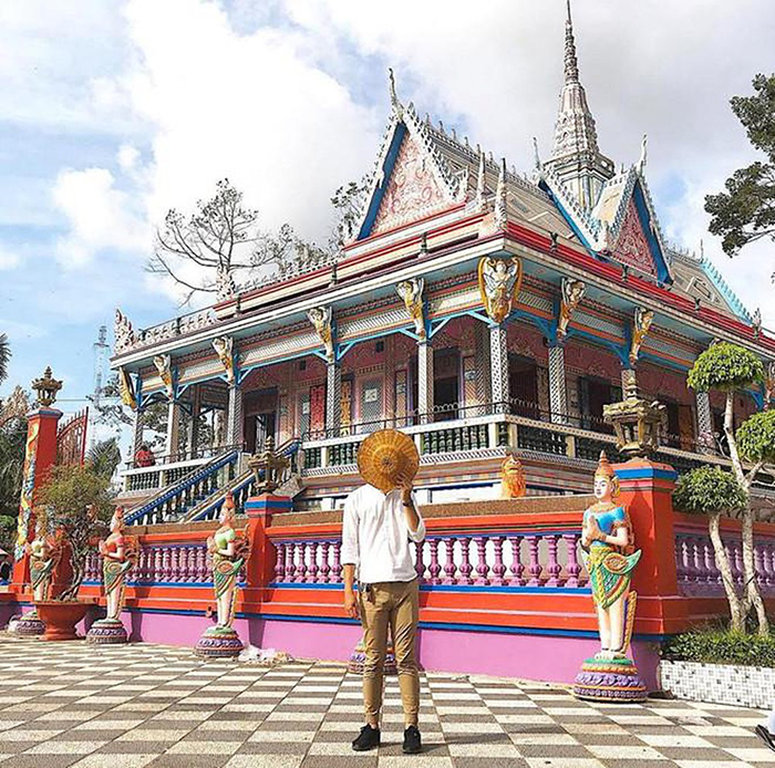 Chùa Khmer Xẻo Me - nhiều ngôi chùa Khmer