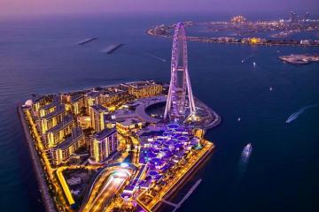 Đảo Bluewaters Dubai - hòn đảo nhân tạo có vòng quay quan sát cao nhất thế giới