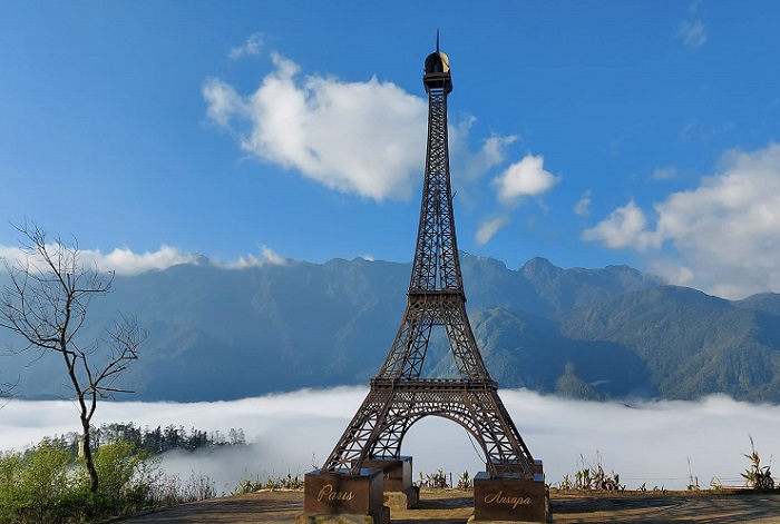 Ansapa Park Lào Cai có tháp Eiffel phiên bản Việt