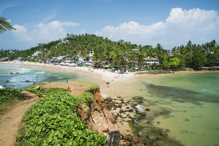 Bãi biển ở Mirissa là một địa điểm du lịch Sri Lanka