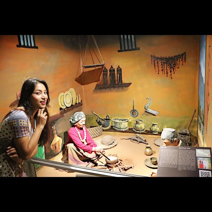Bên trong bảo tàng Quốc gia Nepal